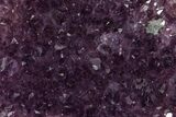 Dark Purple Amethyst & Hematite Cluster - Alacam Mine, Turkey #347605-1